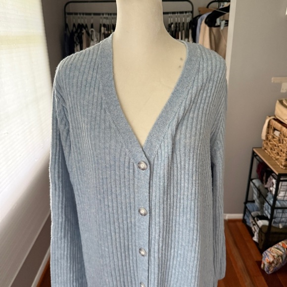 Abercrombie & Fitch Light Blue Maxi Dress - Picture 6 of 12